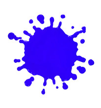 Blue Paint Splat