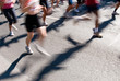Runners of a marathon race