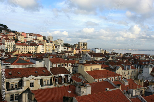 Alfama neighbourhood in Lisabon Wallpaper Mural
