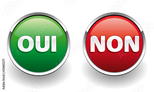 Boutons Oui Non Stock Vector Adobe Stock Boutons Oui Non Stock Vector Adobe Stock