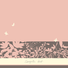 Fototapete - floral background