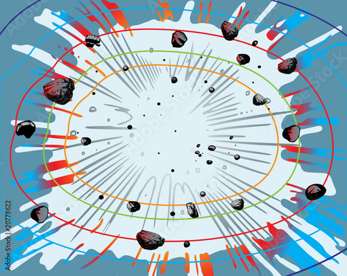 Comic book explosion