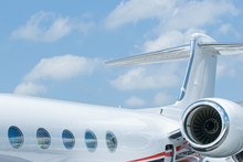 Rear Section Of Corporate Jet