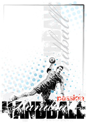 Wall Mural - handball background 2