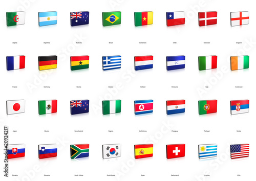 3d World Cup Team Banner Flags Buy This Stock Illustration And