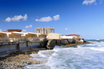 Sea view in  Alexandria, seaside , Egypt.