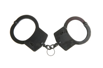 The handcuffs isolated