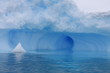 Iceberg in Antarctica seen from a dinghy