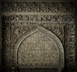 Tiled background with oriental ornaments .