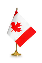 Canada Flag Isolated On White Background