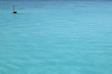 Caribbean Turquoise Sea Far Buoy
