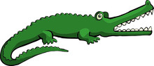 Cartoon Crocodile