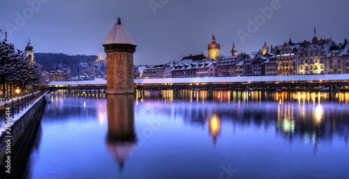 Lucerne panoramique, Suisse Poster Mural XXL