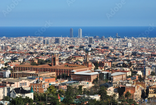 Plakat na papierze fotorealistycznym Barcelona
