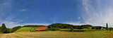 Fototapeta  - Summer landscape at Germany with blue sky and mountain