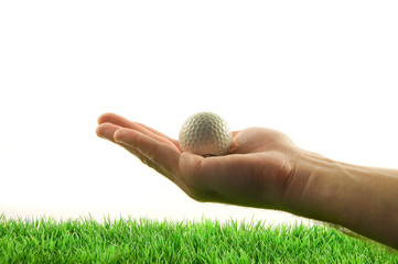 Canvas Print - Golfball