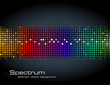 © Anja Kaiser - abstract rainbow-colored mosaic background