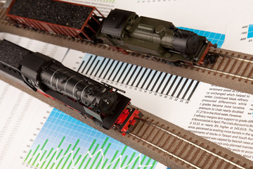 Two locomotive models