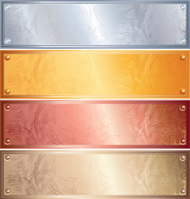 Metallic Plates Rivets, Golden,silver,bronze,copper