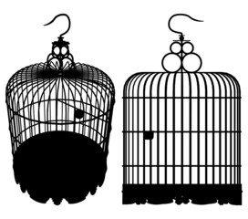 Bird Cage Vector 01