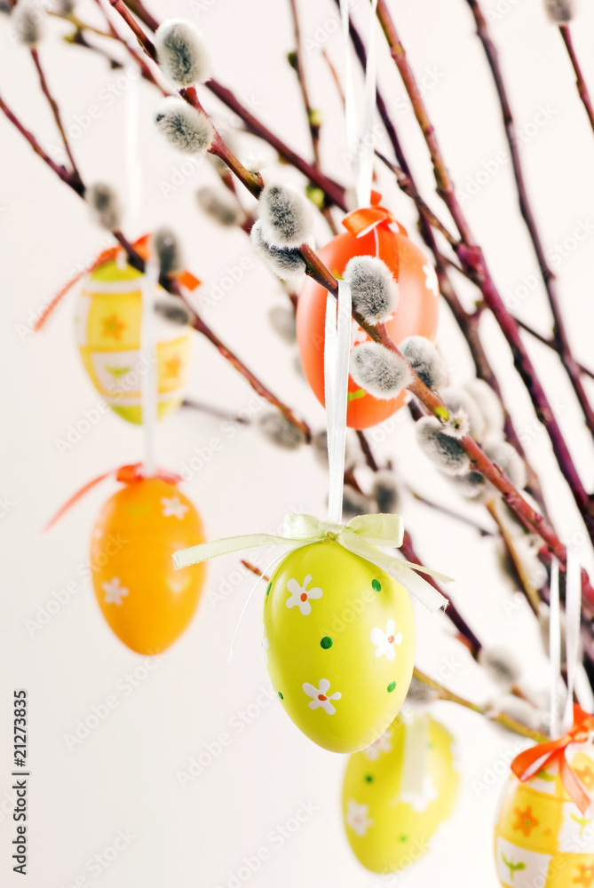 Osterzweige Stock Photo