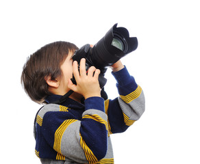 Kid with camera