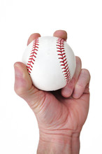 Player Gripping A New Baseball