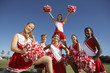 © MDBPIXS - cheerleading squad in formation on field portrait (portrait)