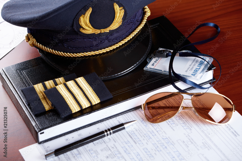 Professional airline pilot equipment