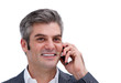 © WavebreakMediaMicro - Portrait of a positive businessman on phone