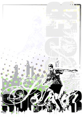 Wall Mural - soccer background 2