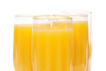 Wall Mural - Glasses with orange juice