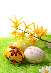 Wall Mural - Painted Colorful Easter Eggs