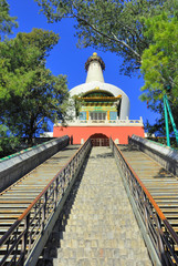 Poster - Beijing Beihai imperial park The White Pagoda