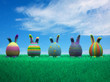 Adorable Decorated Easter Egg Bunnies
