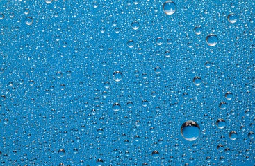 blue water drops texture