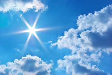 Deep blue sky
