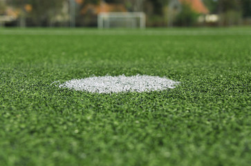 Wall Mural - Fußballtor Ausschnitt & Unschärfe 5