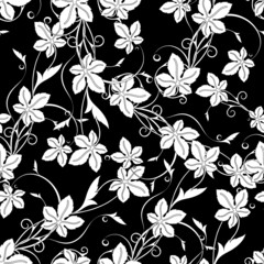 Wall Mural - floral seamless