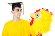 © Lisa F. Young - Graduate in Chicken Suit