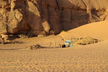 Wall Mural - Village dans le desert de Libye