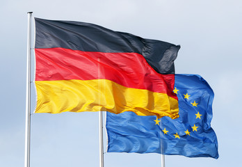 Flags of Germany and Europe