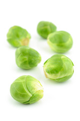 Wall Mural - Green brussels sprouts