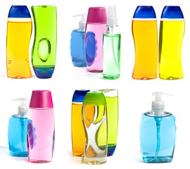 Soap Bottles Collage