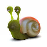 Fototapeta  - 3d snail