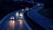 Autobahn/Motorway - Accelerated Video - Evening Concept
