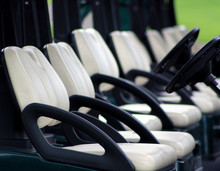 Parked Golf Cart Seats