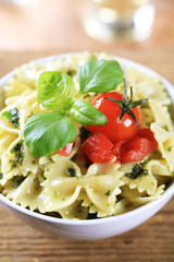 Wall Mural - Bowl of farfalle pasta