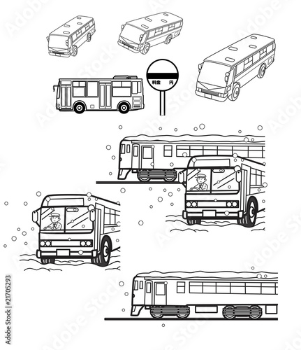 ユニークバス イラスト 白黒 ただのディズニー画像