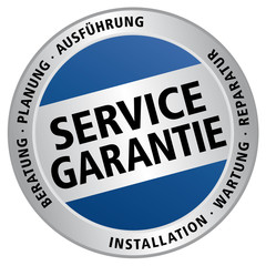 Poster - Service Garantie - Gut betreut durch das Handwerk!